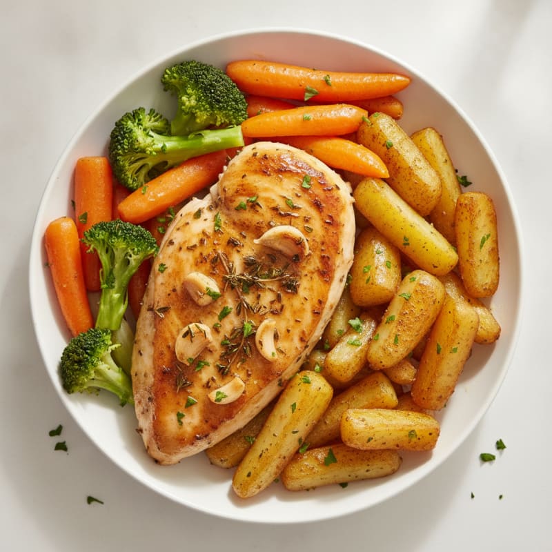 Garlic Herb Roasted Chicken