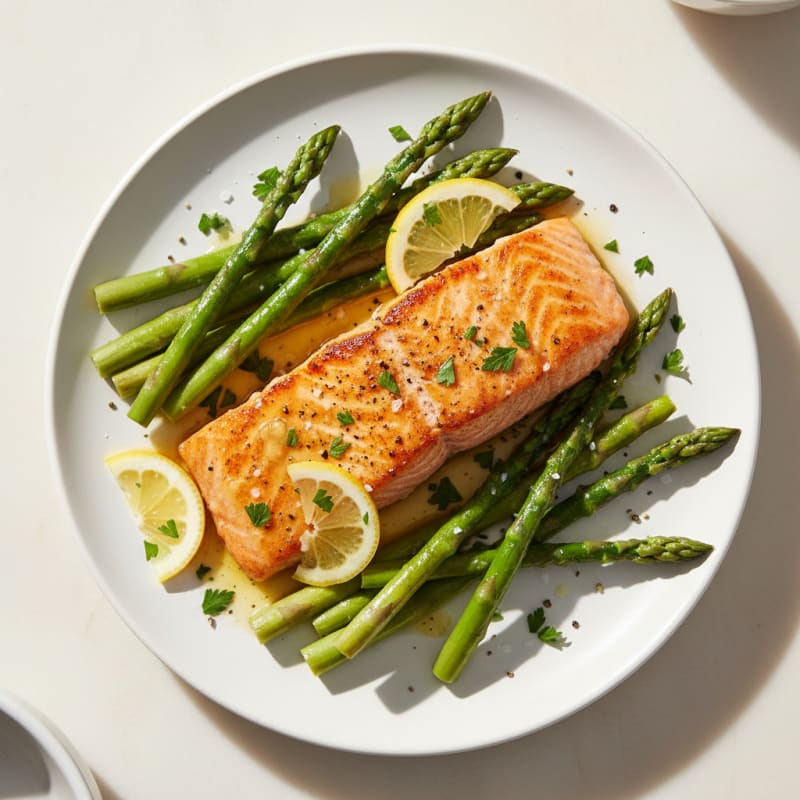 Golden Pan-Seared Salmon with Zesty Lemon