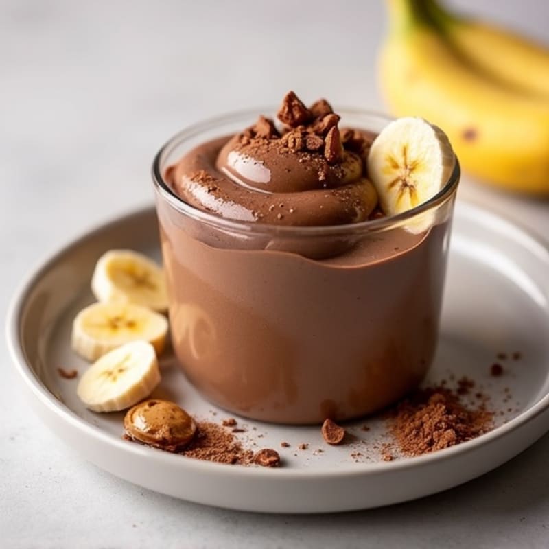 Silky Chocolate Protein Pudding with Greek Yogurt