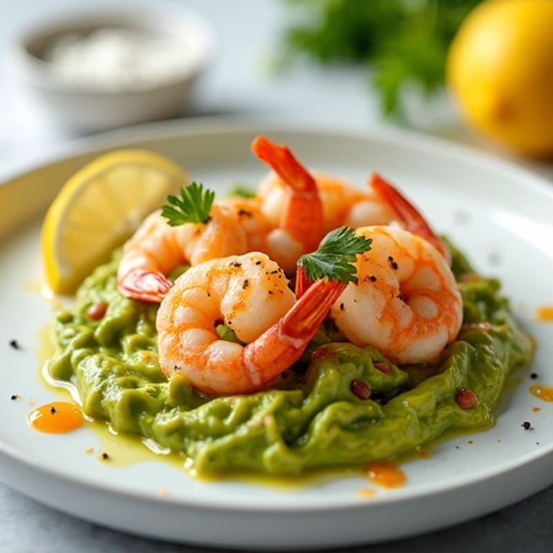 Fresh Citrus-Marinated Shrimp with Creamy Avocado