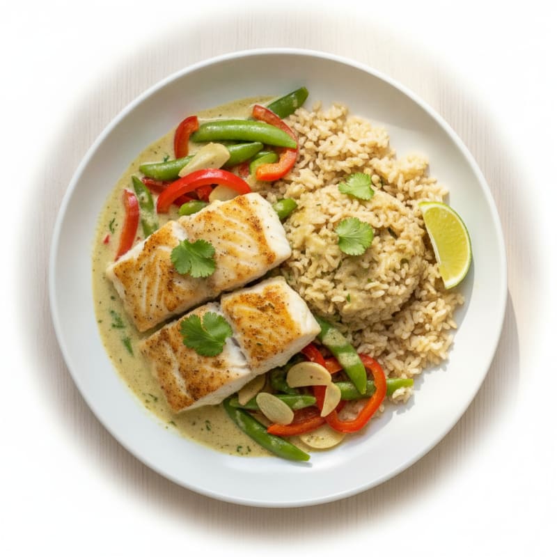 Cod and Vegetable Thai Green Curry