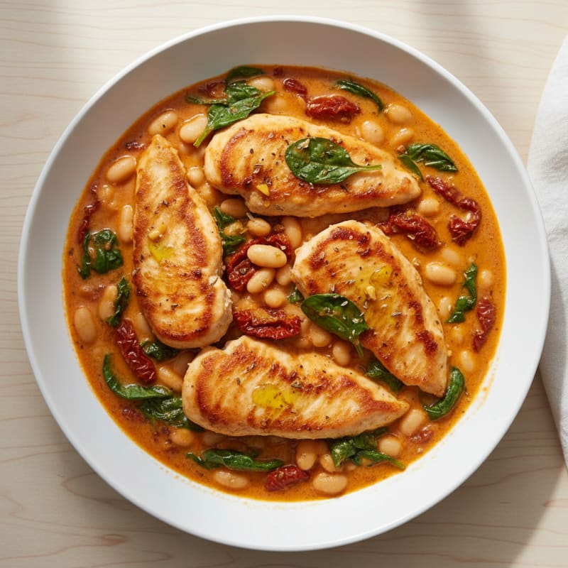 Creamy Tuscan Chicken Skillet