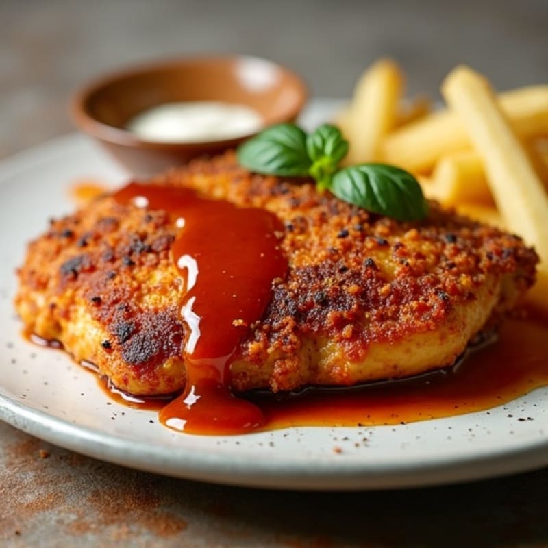 Crispy Baked Spicy BBQ Chicken