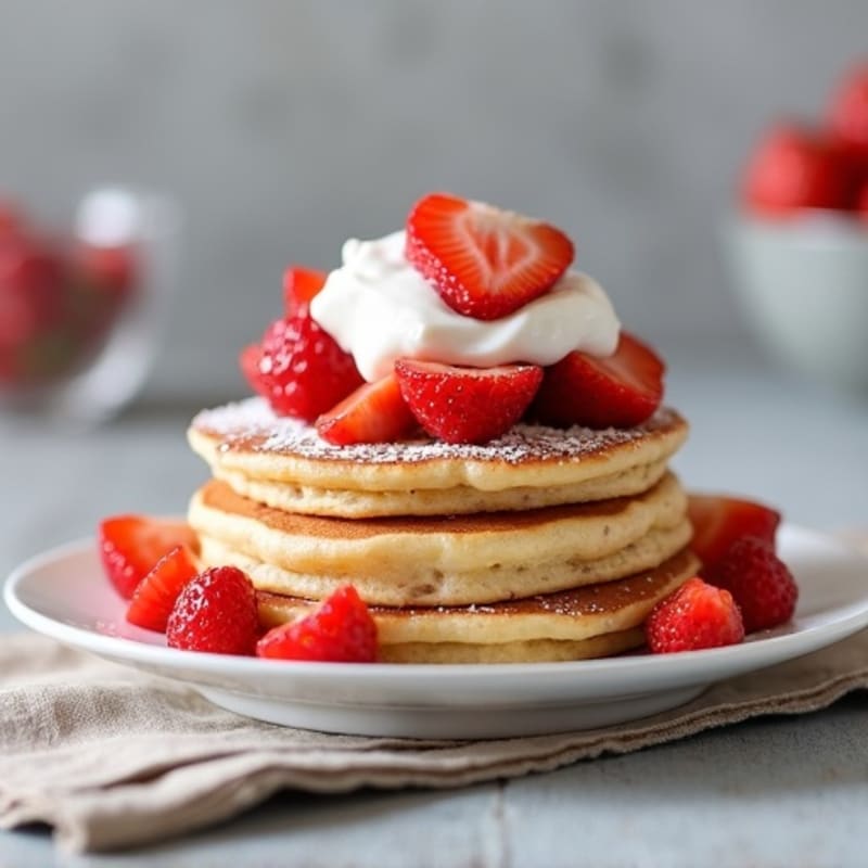 Fresh Strawberry Protein Shortcake