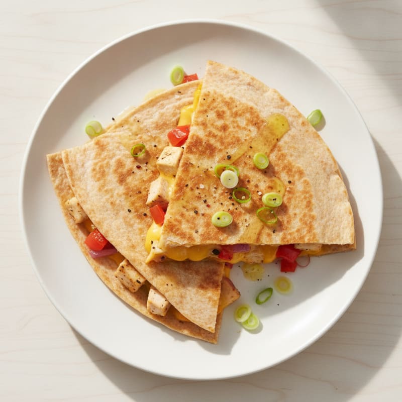 Chicken and Cheese Quesadillas