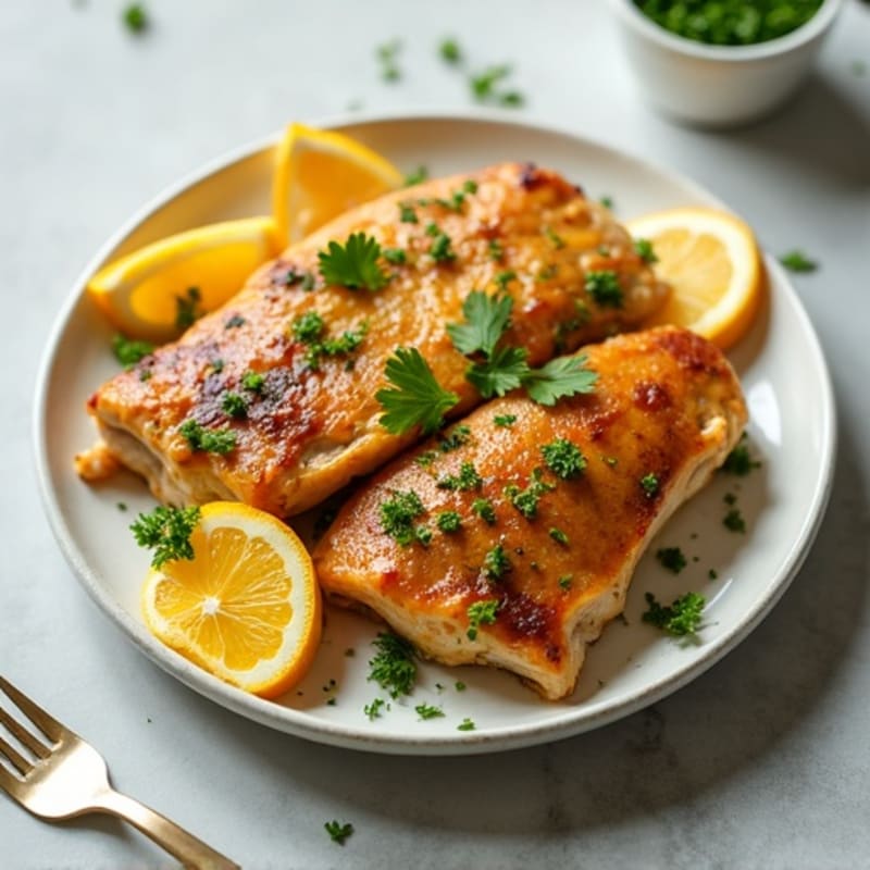 Citrus-Garlic Pulled Chicken with Fresh Herbs