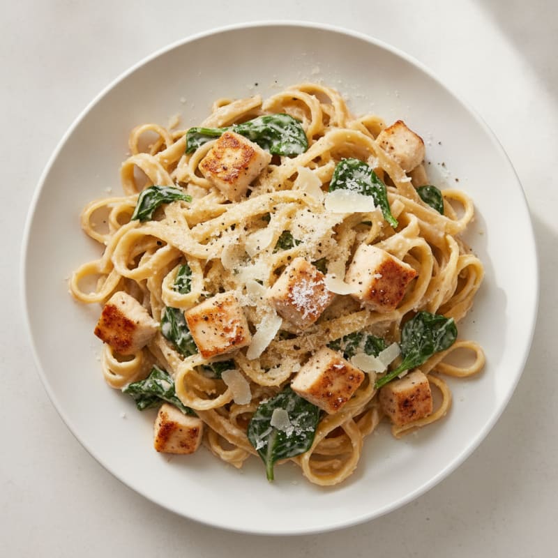 Chicken Alfredo Fettuccine Pasta