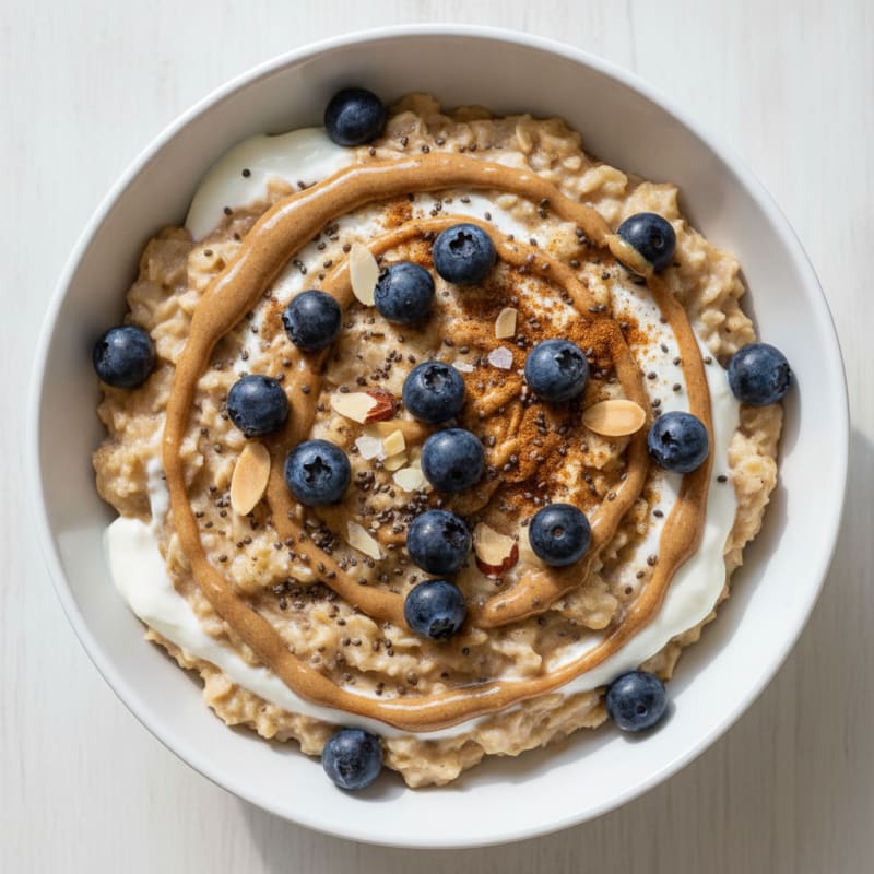 Berry Almond Oatmeal Bowl