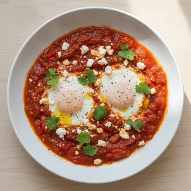 Shakshuka with Feta and Herbs