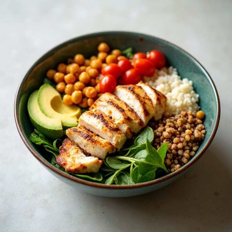 Crispy Roasted Chickpea Buddha Bowl
