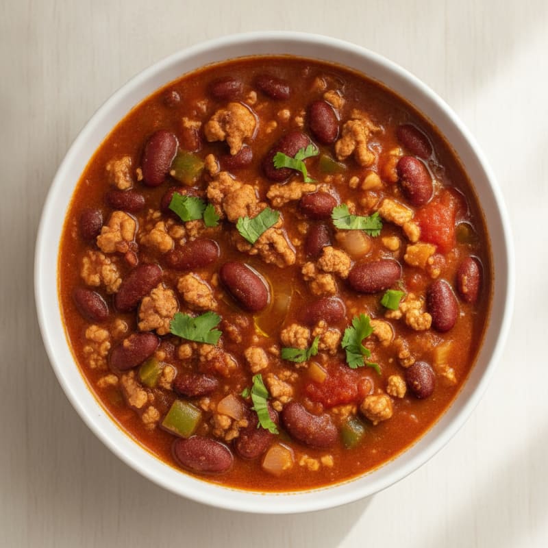 Hearty Turkey and Bean Chili