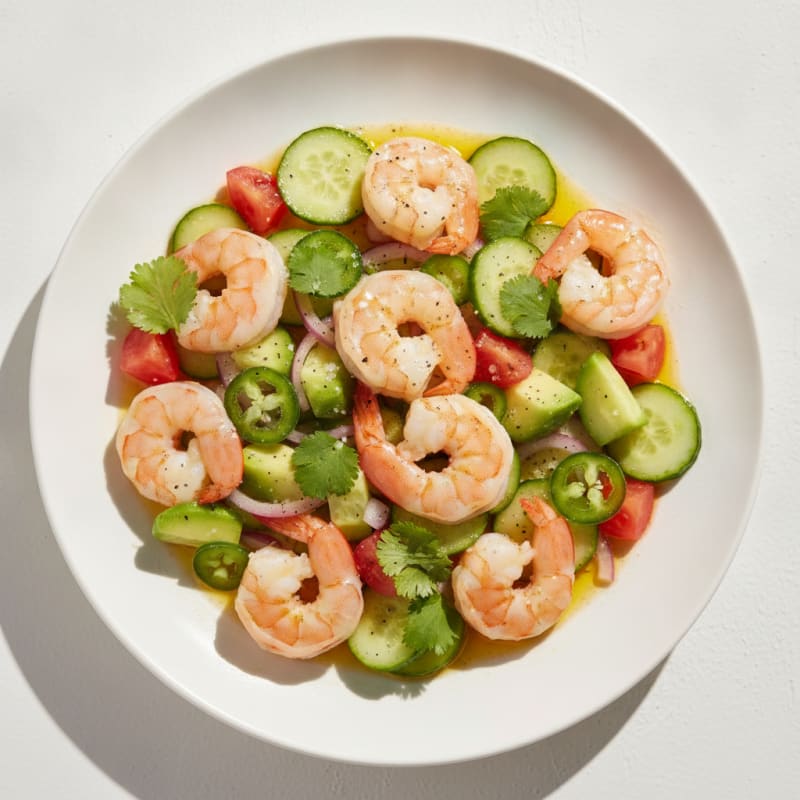 Shrimp and Avocado Ceviche with Citrus Marinade