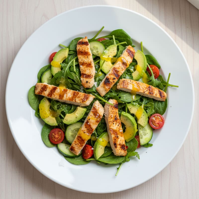 Grilled Chicken and Avocado Salad