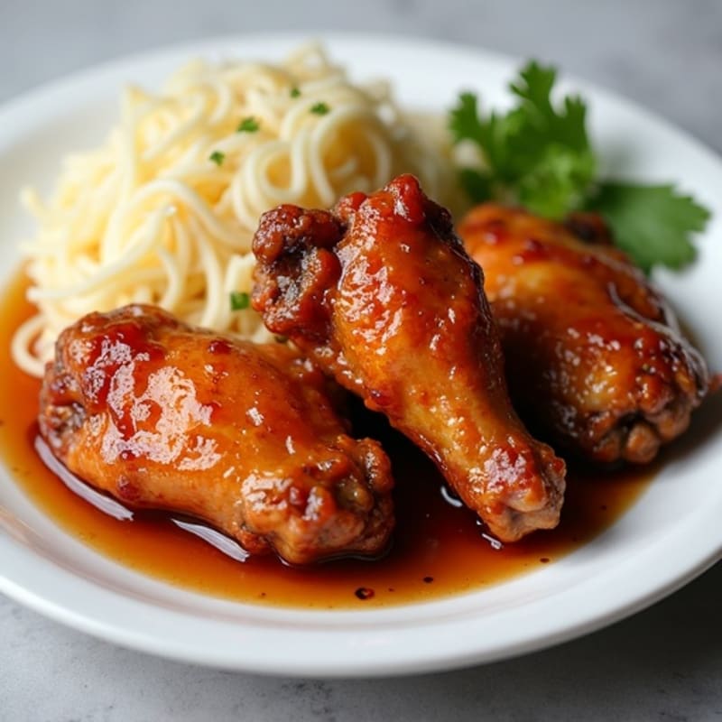Crispy Honey Glazed Chicken Wings
