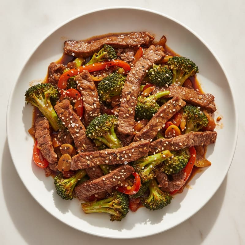 Sesame Beef & Broccoli Stir-Fry