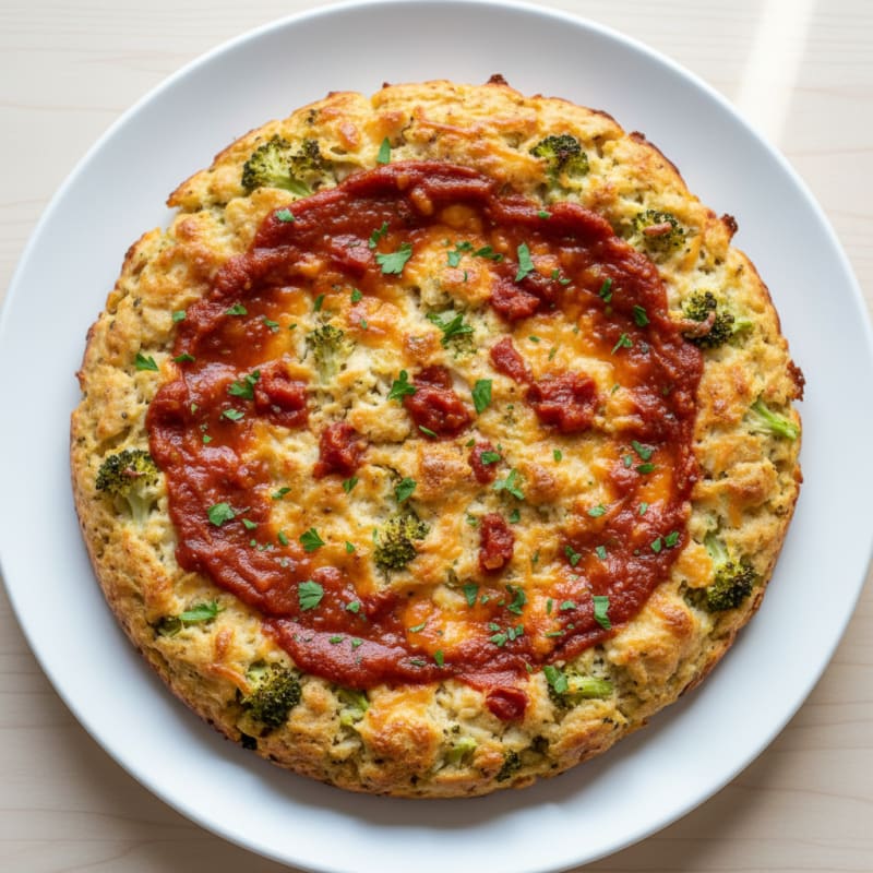 Chicken Broccoli Cheddar Crust Pizza