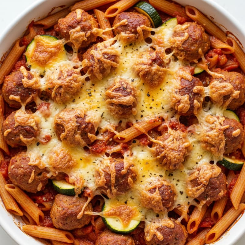 Italian Chicken Sausage Pasta Bake