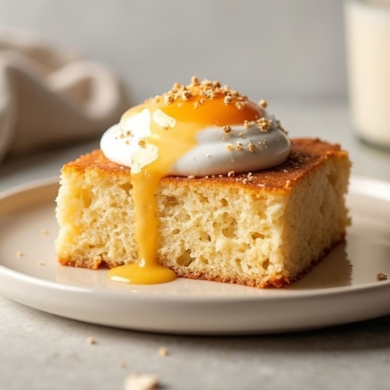 Protein-Packed Vanilla Bean Breakfast Cake