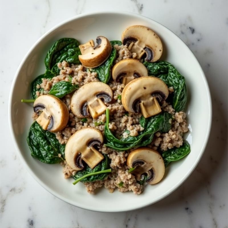 Creamy Beef and Mushroom Skillet