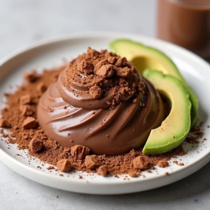 Creamy Chocolate Protein Pudding with Almond Butter