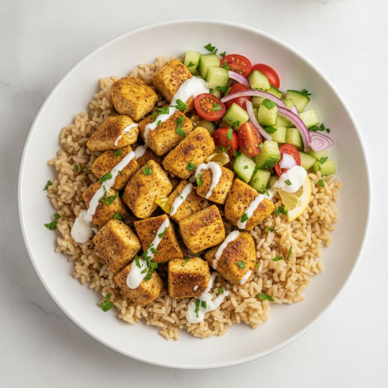 Chicken Shawarma Rice Bowl