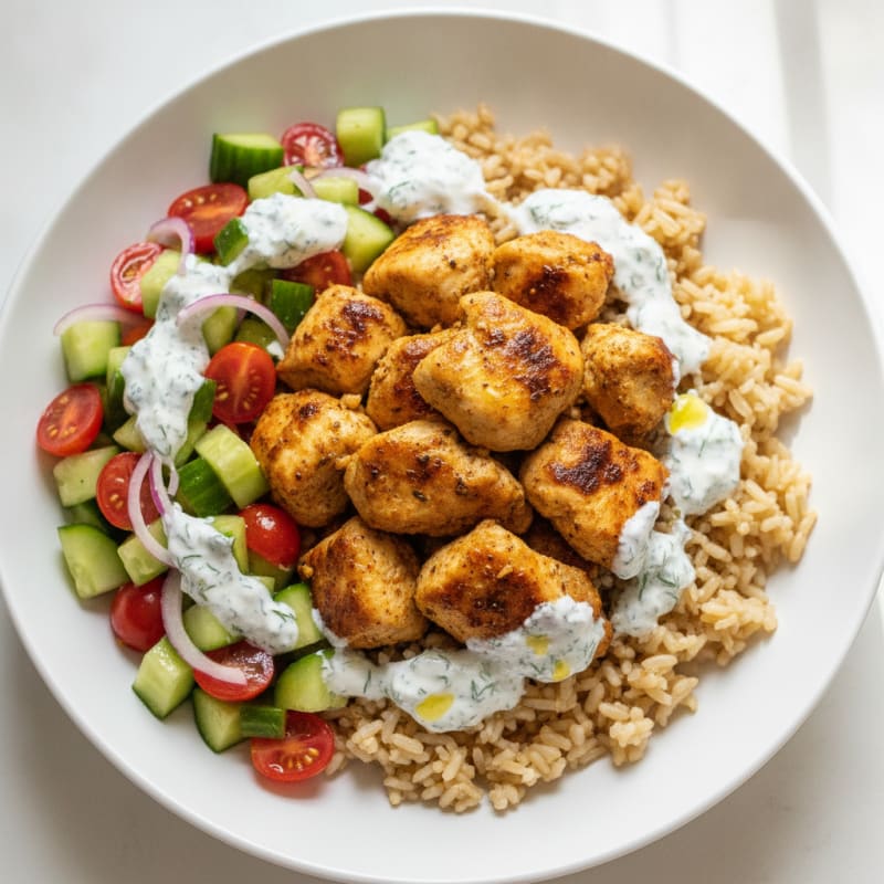Chicken Shawarma Rice Bowl