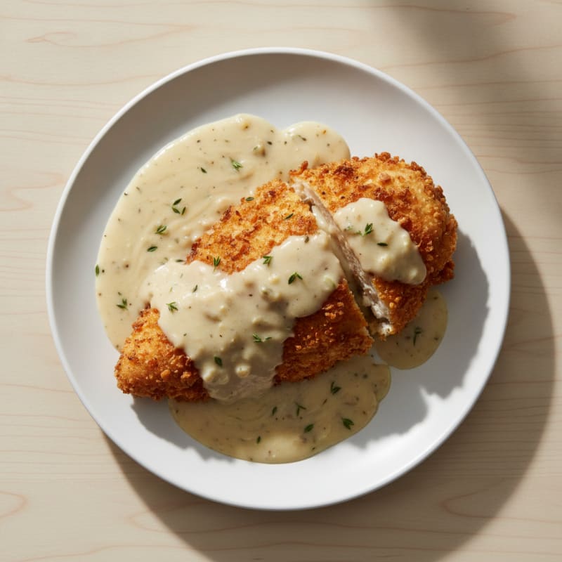 Buttermilk Fried Chicken with Creamy Gravy