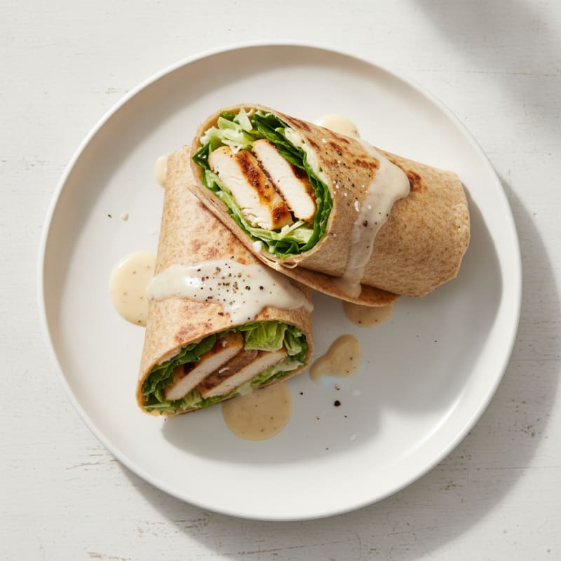Chicken Caesar Salad Wrap