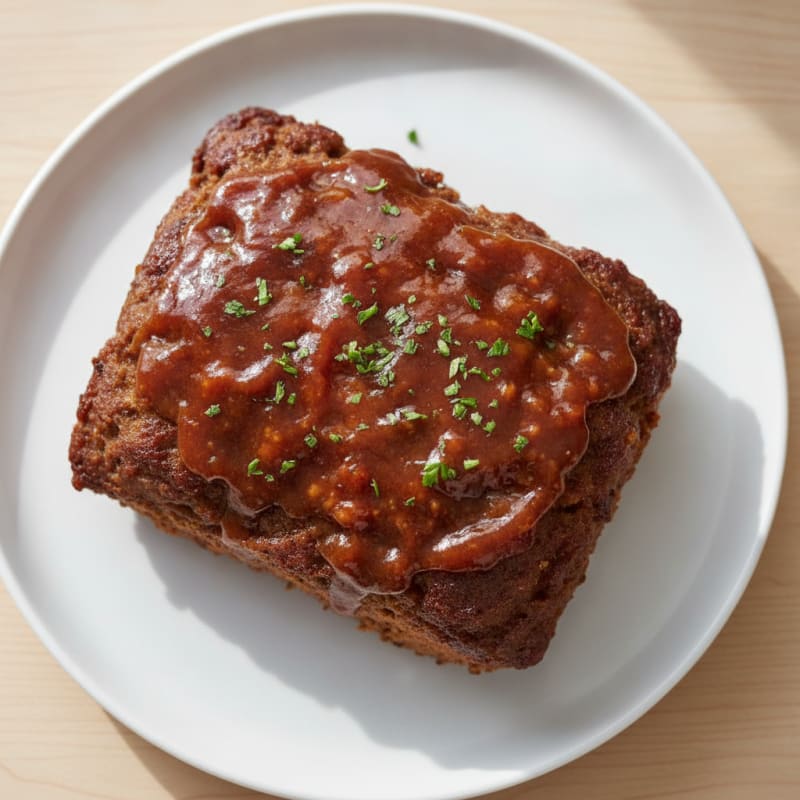 Classic Homestyle Meatloaf with Savory Glaze