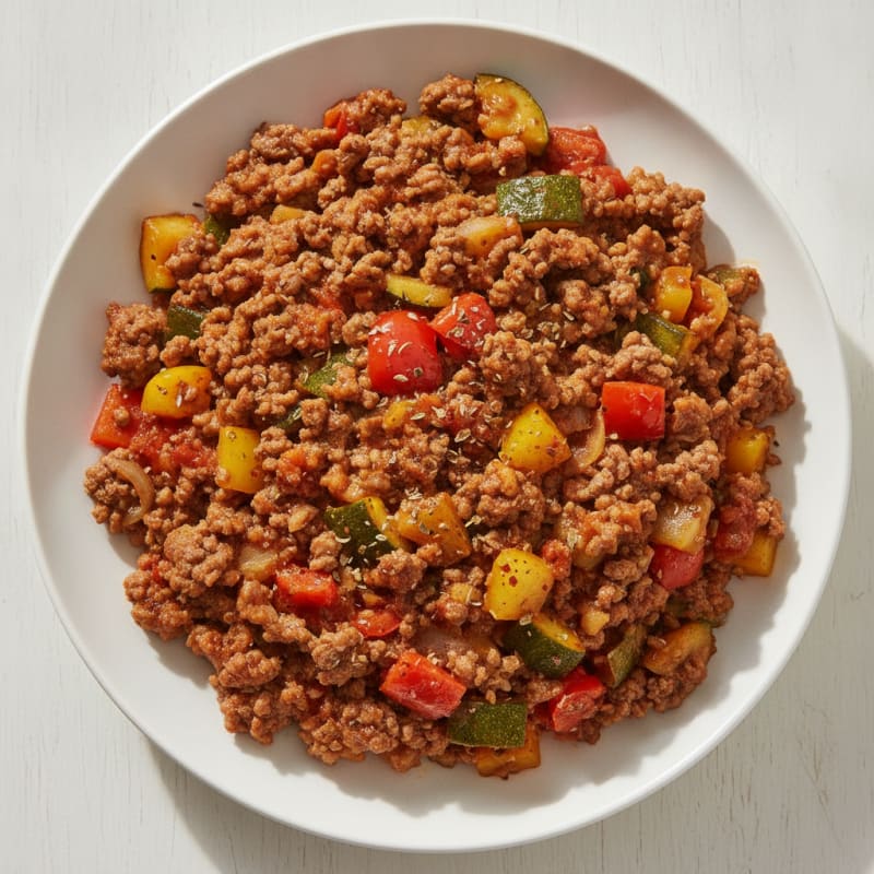 Ground Beef and Vegetable Skillet
