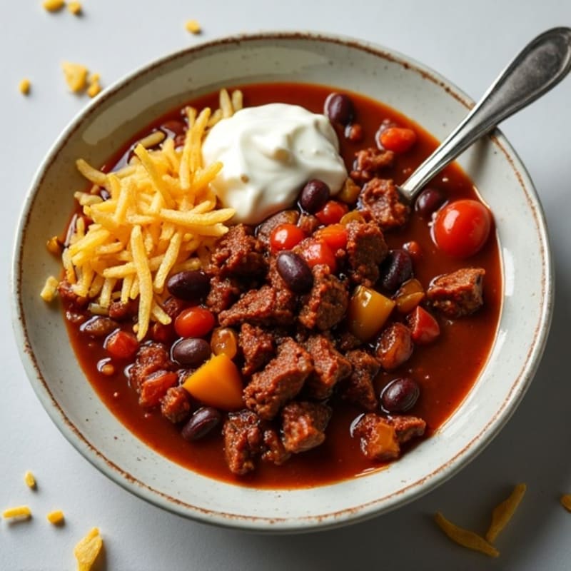 Healthy Slow Cooker Beef Chili