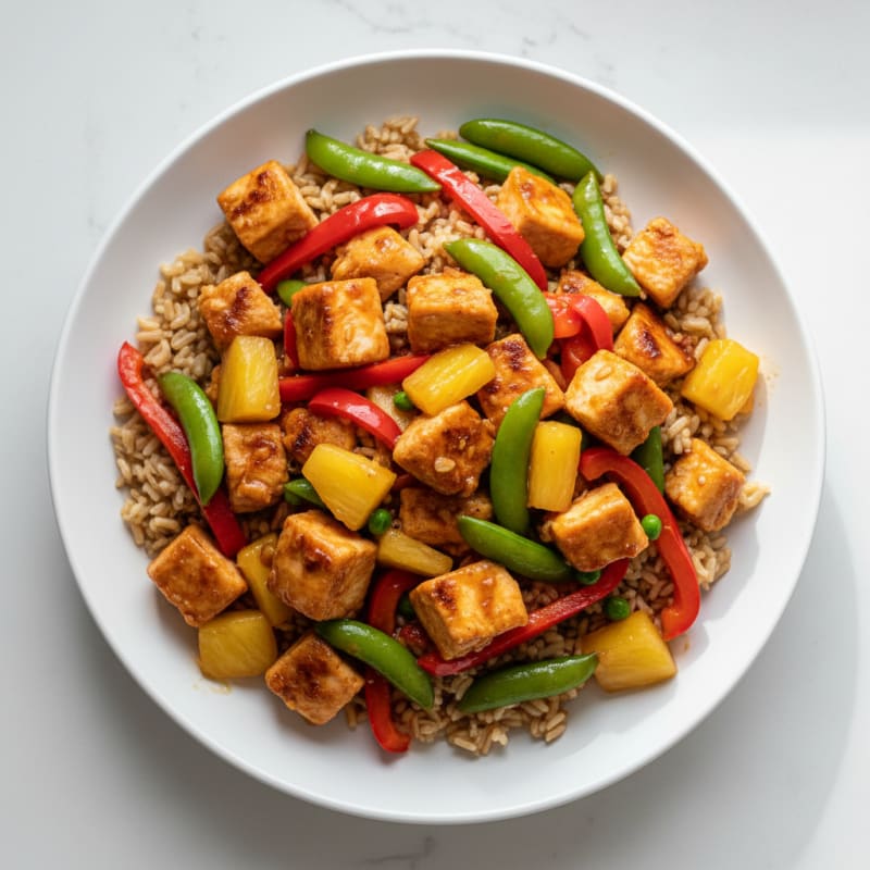 Crispy Sweet and Sour Chicken Stir-Fry