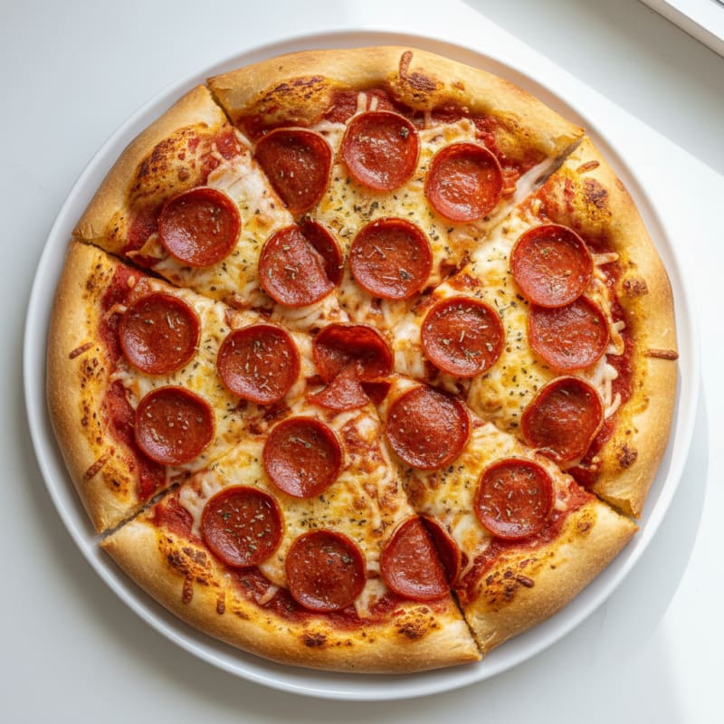 Pepperoni Stuffed Crust Pizza