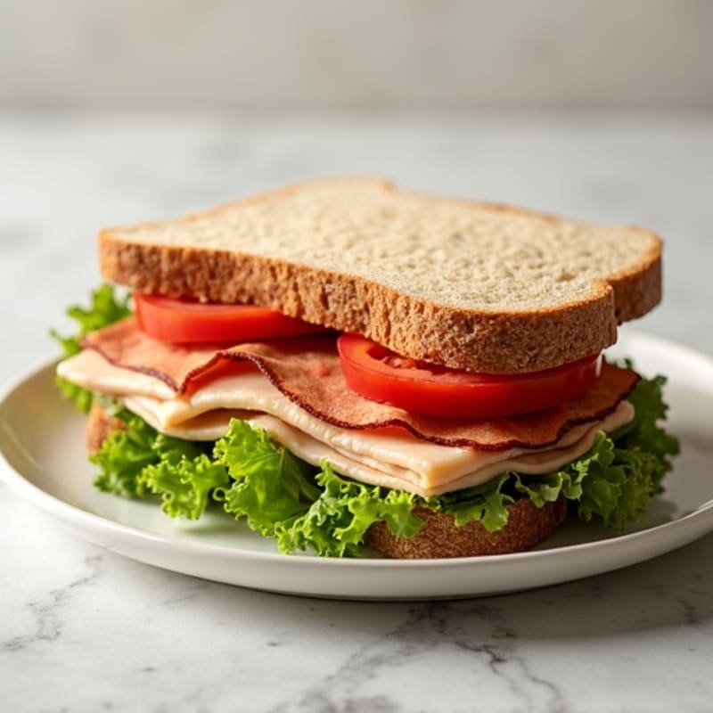 Lean Turkey Club Sandwich
