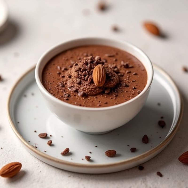 Silky Chocolate Protein Pudding with Greek Yogurt