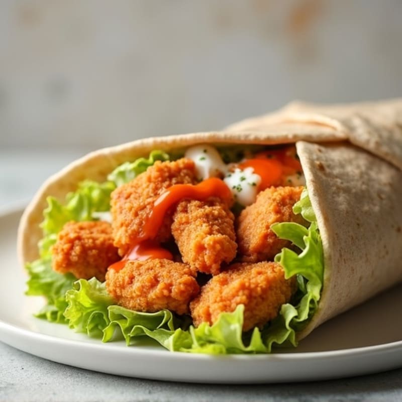 Crispy Buffalo Ranch Chicken Wrap