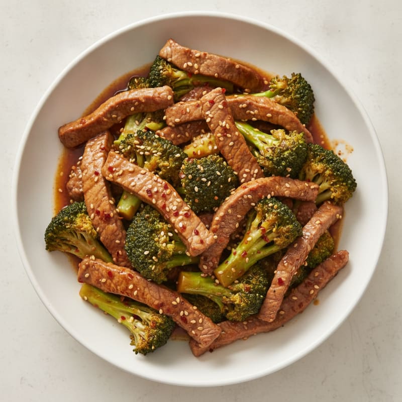 Sesame Beef & Broccoli Stir-Fry