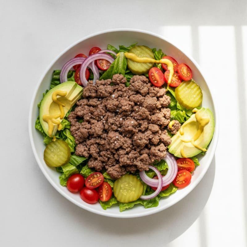 Classic Beef Burger Bowl