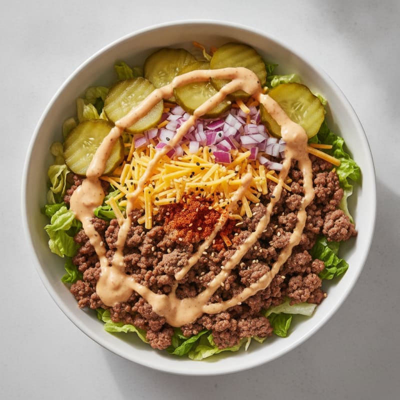 Big Mac Protein Bowl