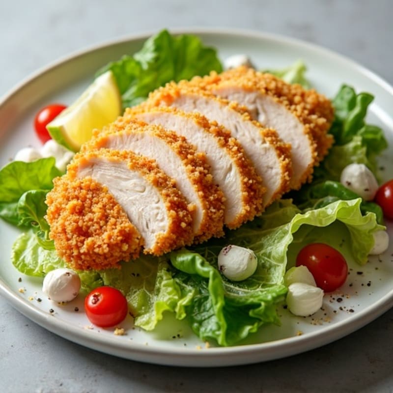 Crispy Chicken Caesar Salad