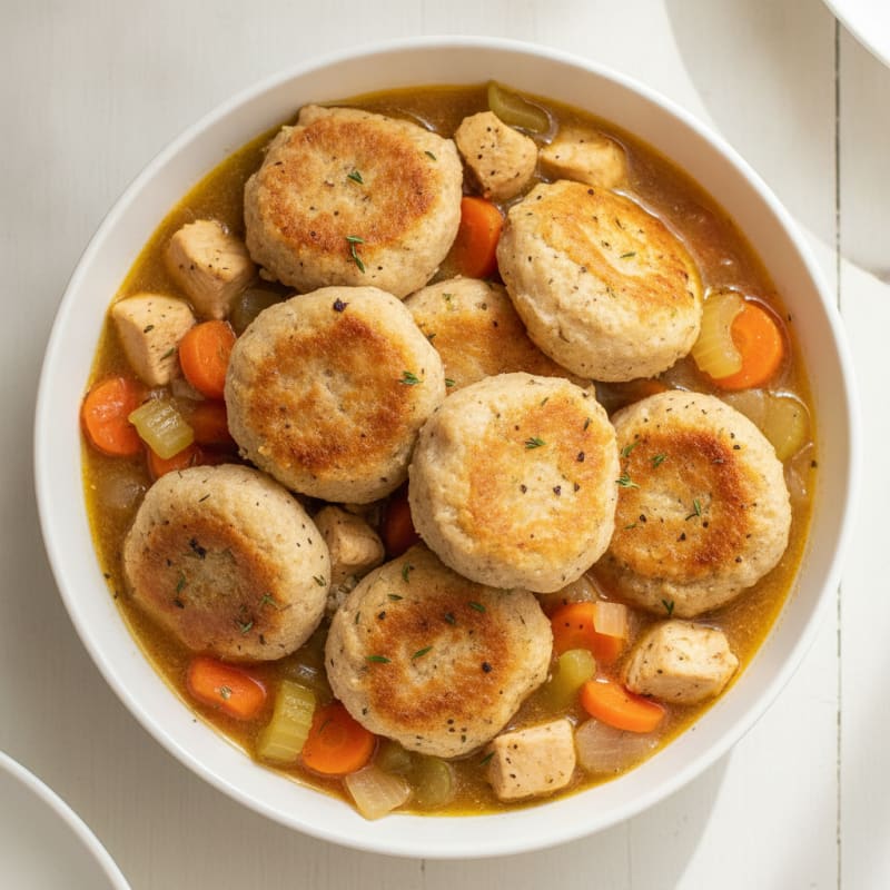 Homestyle Chicken and Herb Dumplings