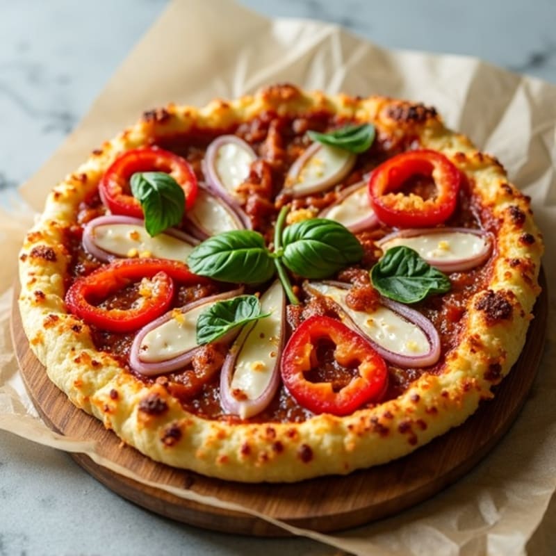 Crispy High-Protein BBQ Chicken Pizza