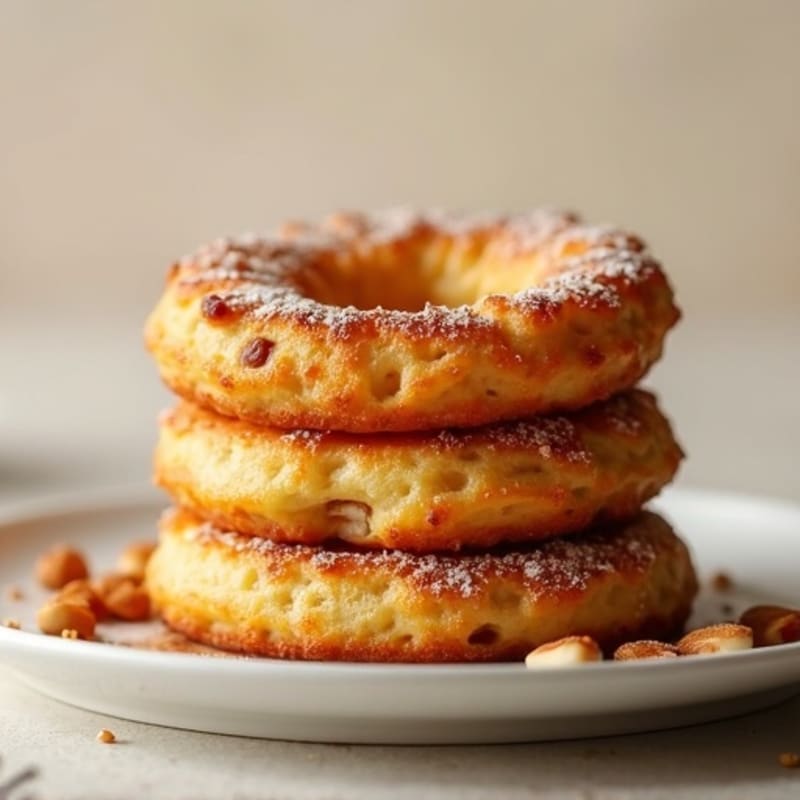 Baked Protein-Packed Maple Almond Breakfast Rings