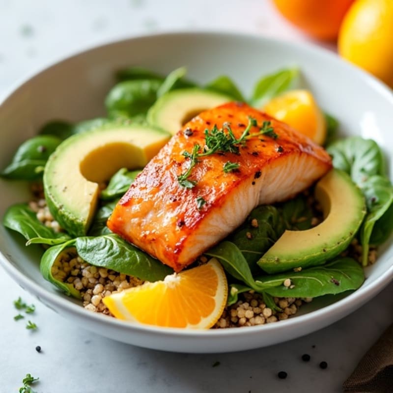 Citrus-Glazed Salmon Superfood Salad