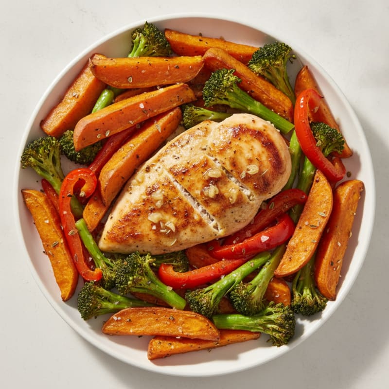 Lemon Herb Chicken with Roasted Vegetables