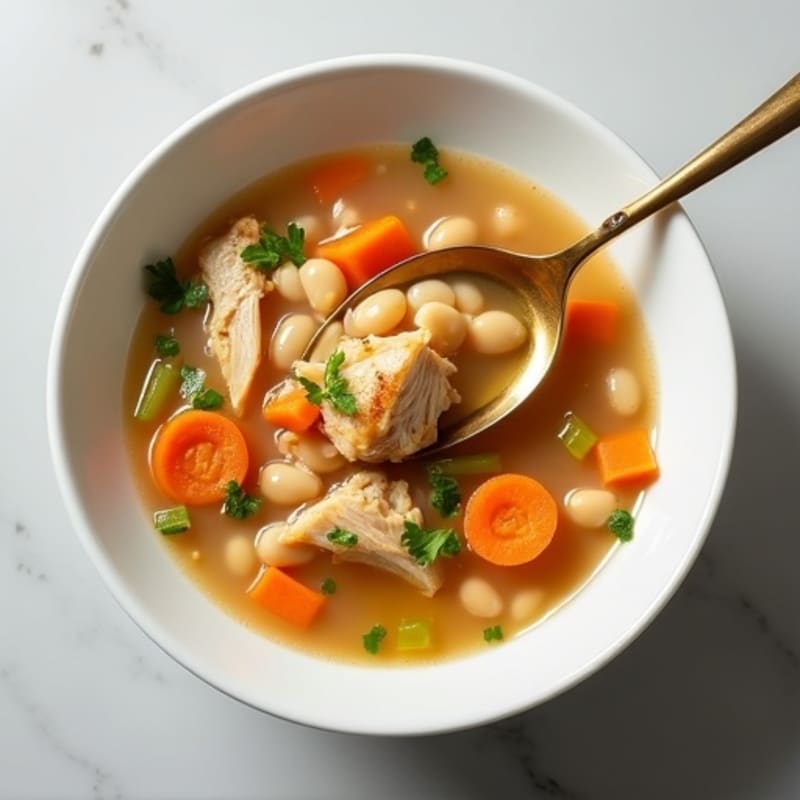 Hearty White Bean Chicken Vegetable Soup