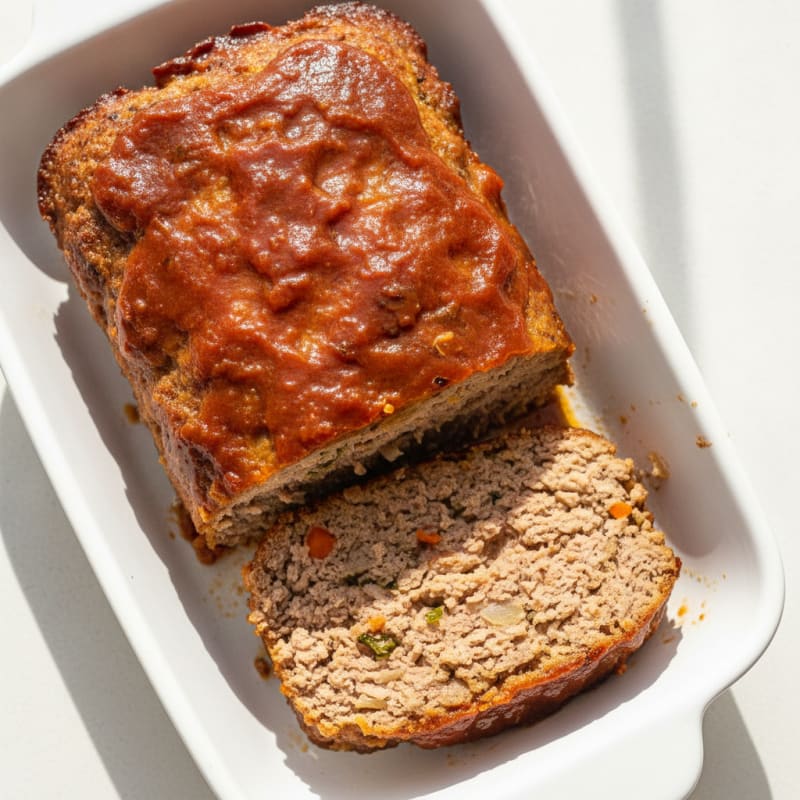 Classic Homestyle Meatloaf with Tomato Glaze