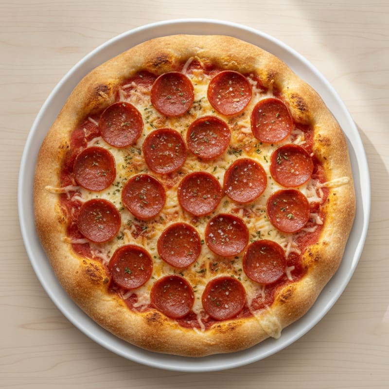 Stuffed Crust Pepperoni Pizza