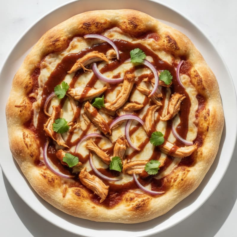 High-Protein BBQ Chicken Pizza