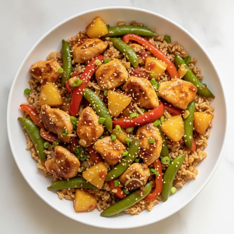 Sweet and Sour Chicken Stir-Fry